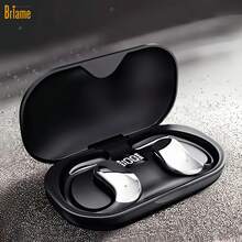 Briame ProSound Wireless Sport Earbuds - Wireless Headphones With LED Display, In-Ear Earphones With Mic, Mini Charging Case, Long-Lasting Battery Life For IPhone Android Devices, Wireless TWS Headphones With Bass Boost, Noise Cancellation & High-Definition Sound - Long-Lasting Battery, Comfortable Fit For Running, Gaming, And Calls - Stylish Design Wireless Headphones, 200mah Battery - màu đen - Xem 8