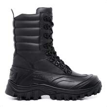 COTURNO MILITAR TÁTICO COM ZÍPER NA LATERAL RESISTENTE A ÁGUA - Preto - Visão 6