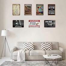 To My Dad I Am Because So Much Of Me Is Made From You Poster Wall Art Red Foot Prints Novelty Tin Sign Metal Funny Man Cave Cool 8x12 Inch - Biển thiếc15 - Xem 4