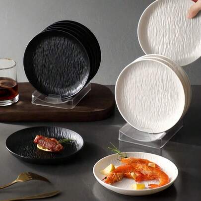创意牛排盘 西餐盘 家用甜品盘 日式盘 蔬菜盘 牛排盘 平盘 早餐盘