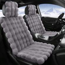 1pc Winter Car Seat Cushion, Warm Thick Plush Seat Cover For Single Seat - Multicolor - View 5