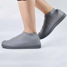 1双可重复使用的硅胶鞋套，防水、防滑、加厚、耐用、便携、无异味，男女通用（生产过程中可能残留少量材料，此为正常现象，不影响使用）。保暖、闺蜜节、小狗、嘉年华、春夏精选、伴娘礼物、房间、卧室装饰、海滩、旅行、男士、女士、度假、可爱小物、母亲节礼物、卧室装饰、花园、厨房装饰、夏季、海滩、旅行必备、房间装饰、软萌、毕业季 - 彩色 - 查看 14