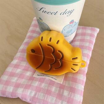 日本街头美食耳机套，酥脆鲷鱼烧设计，传统甜点风格，适用于 1/2/3/4/Pro/Pro 2