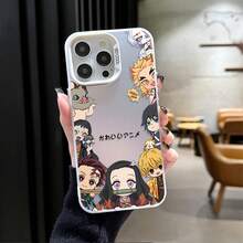 Funda de teléfono Anime Ghost Slayer para PC, funda de teléfono para  17 16 15 14 13 12 11 Pro Max Plus 17 Air 16E X XR XS Max, funda a prueba de golpes, compatible con funda de  17, funda de  17 Pro, funda de  17 Pro Max - 6 - Ver 5