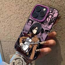 Eren Mikasa  Coque Phone Case For IPhone 17 16e 16 15 14 13 12 11 Mini Pro Max X XR 8 7 Air Plus Matte Back Cover - CYW-307CY78105A3 - 查看 6
