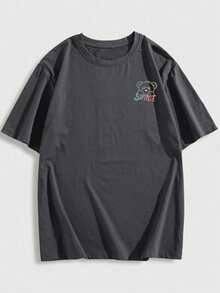 男士休闲百搭简约图案印花短袖T恤