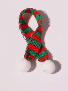 1pc Mini Christmas Hats And Scarves Small Doll Size Santa Hats ,Christmas Knit Doll Hats & Scarves Decor, Small Snowman & Mini Santa Hats For Dolls, Mini Xmas Ornaments Home Decor Christmas Decorations Room Decor Winter