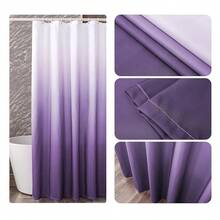 Ombre Dark Purple Shower Curtain Sets For Bathroom Accessories Fabric Polyester Waterproof Modern Shower Curtain Liner With 12 Hooks Purple W72xL72{"Color_name":"Purple","Size_name":"72\"Wx72\"L(Packof1)"} - 多色28 - 查看 7