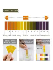80张1-14通用PH试纸-米林纸PH制皂试纸-适用于水、酒、土壤PH广范试纸、PH精密试纸、PH值试纸、水质化妆品试纸、羊水唾液试纸