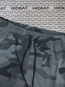 Hidkat Leichte dünne Damen Camouflage Cargohose, elastischer Bund mit Kordelzug, atmungsaktive Outdoor Lässig Hose für Frühling und Herbst