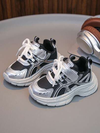 Kids Shoes, Boys Girls Mesh Breathable Sneakers, Spring Autumn New Soft Bottom Chunky Sneakers, Baby First Walking Shoes, Outdoor Running Shoes, Fashion Versatile Style