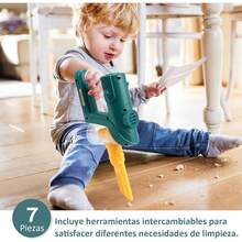 Adecuado para aspiradora de juguete para niños, aspiradora de juego de limpieza con luces y sonidos, viene con 7 ventosas funcionales, regalo educativo realista de juego de roles, adecuado para niños y niñas de 3 años en adelante - 1 - Ver 4