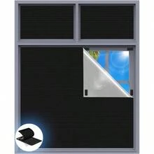 Pelcula Opaca Para Ventana De Dormitorio, Las cortinas opacas porttiles vienen con 20 correas de, Adecuado para cortinas opacas temporales cuando se viaja en vehculos recreativos 147*254cm - 147*178cm - Ver 2