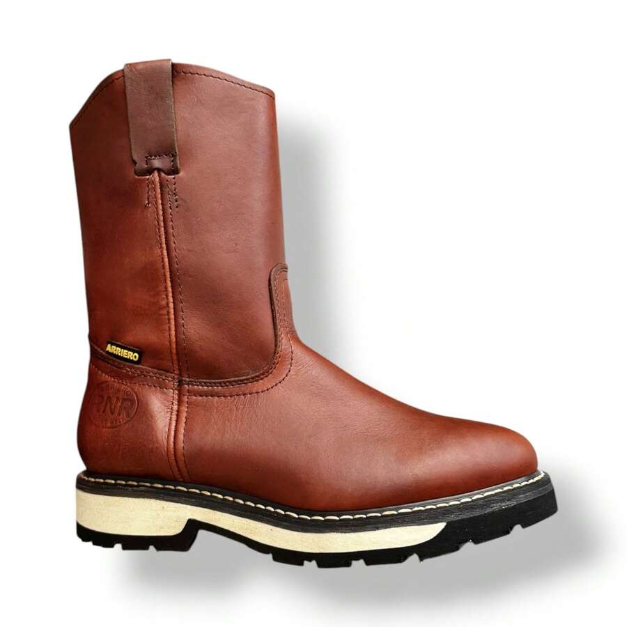 BOTAS DE TRABAJO PIEL DE RES VAQUERAS HOMBRE COSIDO WELT GOODYEAR SUELA