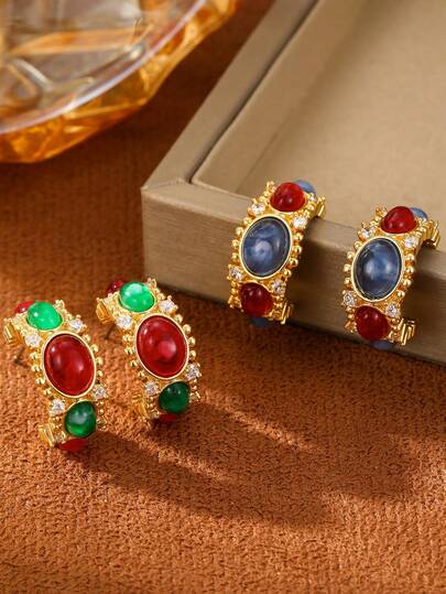 Colar feminino minimalista e chique de dois tons com pingente geométrico, joia versátil e elegante para uso diário, a melhor opção de presente