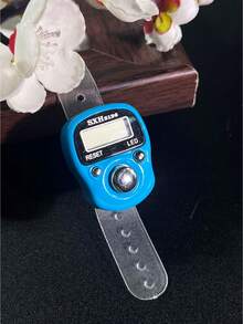 10 piezas/Paquete Anillo de dedo con contador manual LED