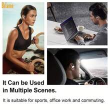 Briame ProSound Wireless Sport Earbuds - Wireless Headphones With LED Display, In-Ear Earphones With Mic, Mini Charging Case, Long-Lasting Battery Life For IPhone Android Devices, Wireless TWS Headphones With Bass Boost, Noise Cancellation & High-Definition Sound - Long-Lasting Battery, Comfortable Fit For Running, Gaming, And Calls - Stylish Design Wireless Headphones, 200mah Battery - màu đen - Xem 6