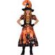 KIWI Fantasia de Bruxa Laranja para Meninas, Fantasia Completa com Tema de Halloween, Elegante e Colorida com Vestido Estampado e Chapéu Decorativo, Ideal para Festas e Celebrações - Frete GRÁTIS ✅ Entrega em 24/48 horas para Espanha (continental) - Multicolorido - Ver 2