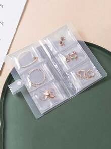 1 件 3 英寸两用便携式存储相册（容量 84/120/160/240，适合照片/小珠宝），防尘、防潮、抗氧化，平衡珠宝存储和记忆保存，适用于旅行和返校季节 - 無色 - 查看 3