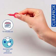 Curaprox Interdental Brush Refills CPS 07 Prime – ISO Size 1, Red | Ultra-Fine Filaments For Effective Cleaning Of Tight Gaps | 8-Pack | Swiss Made | English Packaging - MàuA - Xem 6