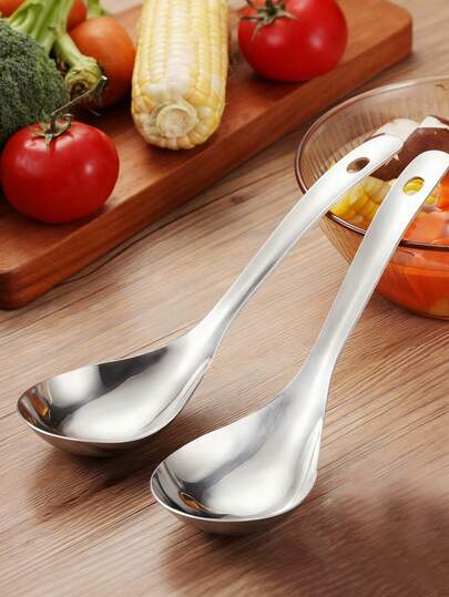 1-2 łyżki do odcedzania Oaks Reye, stal nierdzewna, chochla, łatwa do nabierania