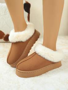 Nuevas botas de nieve para mujer de estilo bohemio, forradas térmicamente y cálidas para deportes al aire libre, para otoño/invierno