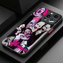 Qué divertido Qué horror Estuche para teléfono con patrón de payaso Compatible con fundas para teléfonos   17  16 Pro Max  15 Pro Max  13 y  12 Hecho de material de TPU, brinda protección contra golpes y caídas Es un gran regalo para familiares, amigos, novios, novias y Halloween - Negro - Ver 4