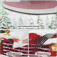 Water-Resistant Round Tablecloth With Elastic Edge For 40-44" Tables - 禮品紅卡車 - 查看 2