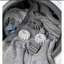 1pcs Dry Cleaning Ball Magic Decontamination Anti-Winding Washing Machine Friction Cleaning Ball Cleaning Magic Cleaning Ball