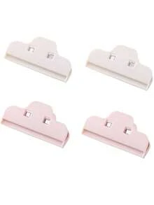 4-Piece DIY Seal Clip Diamond Painting Tool Clip Accessories Cross Stitch Tool Food Snack Storage Sealed Food Clip (Bee, Pink) - Multicolor - View 7