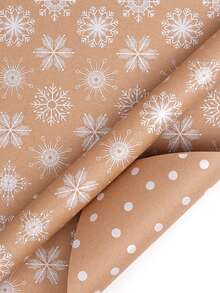 1 Roll Vintage Kraft Christmas Wrapping Paper, Retro Christmas Tree DIY Gift Wrapping Paper, Christmas Gift Wrapping Paper, Christmas Decorations, Christmas Wrapping Paper, Birthday Party Supplies, Christmas Eve Filler, Outdoor Christmas Decor, Christmas Accessories, Secret Santa Gifts, Christmas Gift Bags