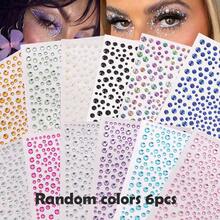 Bộ nhiều miếng dán đá giả 3D lấp lánh, trang sức mặt và cơ thể bằng pha lê giả nhiều màu, nhiều kích cỡ cho lễ hội tự làm, trang điểm Y2K, tiệc hóa trang, trang trí mắt 1 CÁI - Nhiều màu - Xem 19