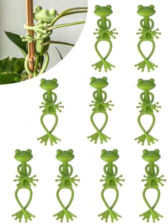 Frog Plant Stand With Movable Limbs, Suitable For Potted Plants, Succulent Plants, Small Green Plants. The Frog Plant Stand Is Suitable For Living Rooms, Balconies, Studies, And Office Decoration. A Cute And Stable PP Plant Support, Ideal For Small Potted Plants And Succulents, Perfect As An Indoor Garden Decoration And A Mother's Day/Birthday Gift,