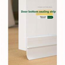 Weatherstrip Door Bottom Seal - Thickened Anti-Theft Silicone Material, Self-Adhesive Sound Insulation And Heat Insulation, Suitable For Glass/Wooden Doors. Flexible And Wear-Resistant Design. Improve Home Energy Efficiency, Effectively Prevent Cold Air Intrusion, Ensure Safety. - one-size - View 4