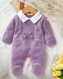 Nika Baby Macacão para bebê em tricô Diana 0 a 3 meses