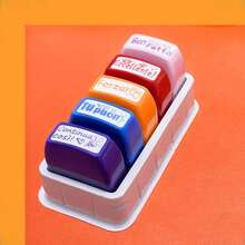 Italian Encouragement Stamps, Teacher Praise Stamps, Common And Popular Italian Words Of Encouragement, Full Of Positive Energy, Natural To Use When Teaching Or Motivating Others, Can Convey Warmth And Effectively Stimulate The Other Party's Motivation, Teaching Stamps - 5 Trumpets Italian - View 5