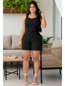 Atelie Kr Women Two-Piece Outfits - Negro - Ver 5