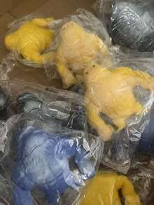1个可拉伸橡胶大猩猩玩具 - 乳胶填充恶搞娃娃，创意趣味新奇玩具，适合作为万圣节、圣诞节、复活节、情人节和生日礼物，具有减压功效 - 多顏色 - 查看 10