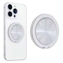 1pc Metal Phone Holder Sticker, Slim & Elegant 360° Rotating Invisible Desktop Stand, Suitable For Any Phone Case, Convenient For Watching Videos And Sports - Multicolor - View 12