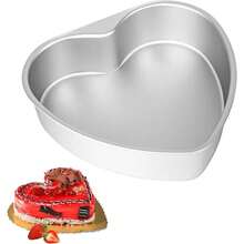 Set di teglie per torte a più strati in alluminio con strato antiaderente rimovibile - adatto per forni e lavastoviglie, riscaldamento uniforme, adatto per la panificazione professionale e domestica - torte a più strati, cupcake, compleanni/matrimoni/San Valentino