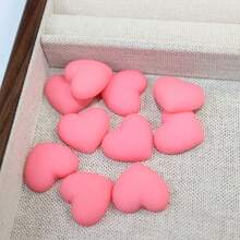 3 pezzi Adesivi casuali a forma di cuore, decorazioni per cover di telefono fai-da-te, fermagli per capelli, accessori per borse, forniture per artigianato in resina