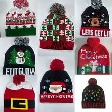 gorra navideño con luz - N - Ver 3