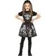 KIWI Gothic Skull Costume For Kids, Halloween Child Costume With Dark Style And Floral Details, Perfect For Themed Parties, Celebrations, And Day Of The Dead Costumes In Multiple Sizes - Multicolor - View 2