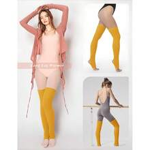 V28 Long Leg Warmer, Women's Men 80s Party Ribbed Knit Dance Sports{"Color_name":"Hole71-Turmeric"} - 多色5 - 查看 6