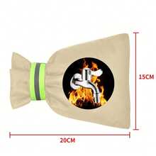 Fundas para grifos de exterior para invierno - Pro 6.7" An x 8.3" Al Fundas aislantes para grifos de agua de exterior para protección contra congelación, aislamiento de tuberías, reutilizables, impermeables, color negro