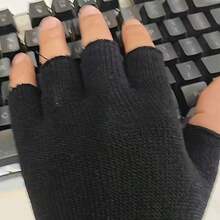 Half Finger Unisex Warm Gloves, Soft & Comfortable For Autumn/Winter - Perfect For Learning, Travel, Office And Fashion Styling! Ideal Gift Choice! Suitable For Outdoor Sports And Indoor Daily Use, Touchscreen Ski Gloves, Winter Gloves