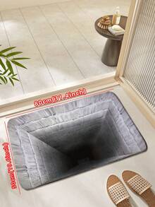 1 件光学错觉门垫 - 无尽的趣味设计，现代简约吸水防滑浴室垫，矩形浴室垫，防油防滑厨房垫，可机洗易清洁入口地毯，入口迎宾地毯，适用于客厅、卧室、厨房、浴室、派对、节日礼物、地毯、门垫、厨房垫、区域地毯、小地毯、垫子、浴室垫、装饰地毯、家居装饰、浴室垫浴室厨房装饰 - 彩色 - 查看 14