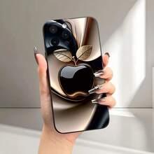 时尚黑眼设计 TPU 手机壳，适用于 Apple、Redmi 等机型，是送给情侣、女朋友、女儿、青少年的绝佳礼物 - 黑色 - 查看 3