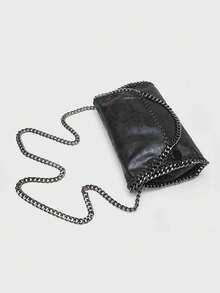 Borsa da donna Za, nuova moda colore unito mini borsa a tracolla con borchie, portafoglio di design di nicchia