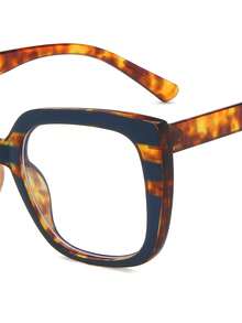 1 Pair Women's Multi-Color Classic Travel PC Frame Personalized Solid Color Street Style Retro Fashion Flat Glasses - Nhiều màu - Xem 4